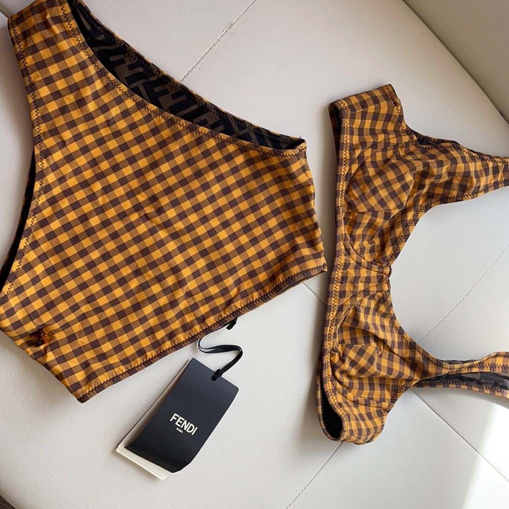 Fendi high waisted bikini!
